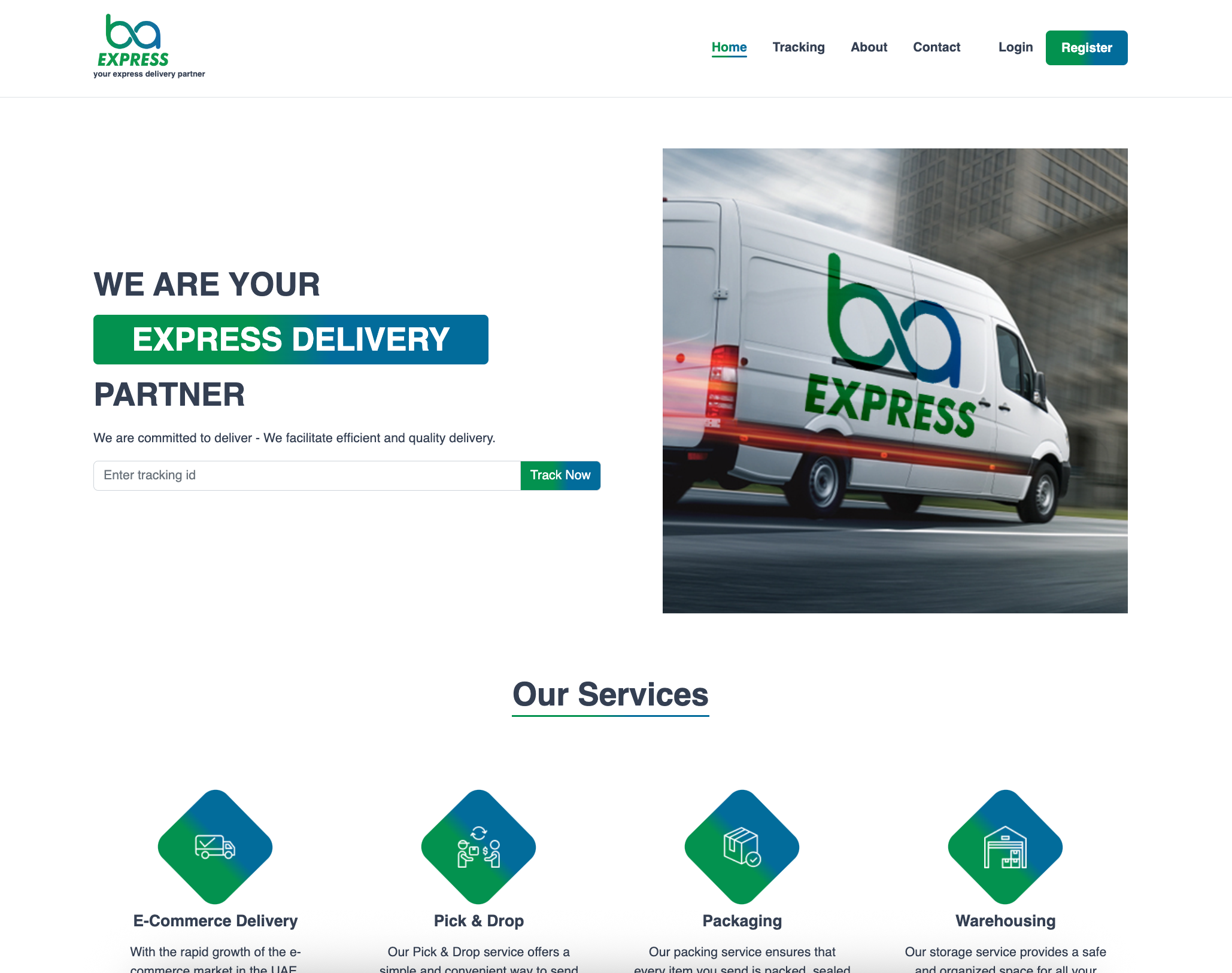 Screenshot of BinAzamEx project